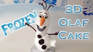 Frozen Cake Olaf HOW TO COOK THAT Ann Reardon Disney Frozen Cake