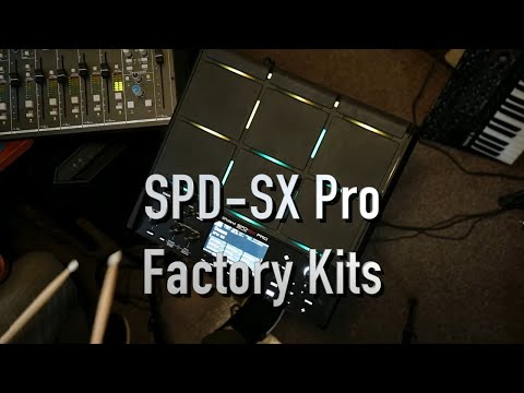 Roland SPD-SX Pro Demo - Factory Sounds (No Talking)