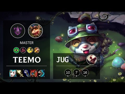 Teemo Jungle vs Lee Sin - BR Master Patch 10.9