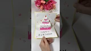 Download lagu Easy DIY Pop Up Birthday Cake Card Idea mp3