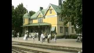 preview picture of video 'ÖSLJ Narrow Gauge Steam Railway, Mariefred 1991'