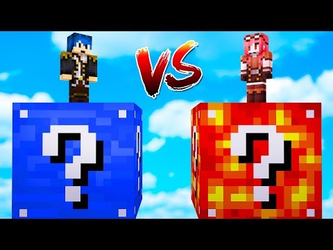 Minecraft ITA - LUCKY BLOCK D'ACQUA VS LUCKY BLOCK DI LAVA!!