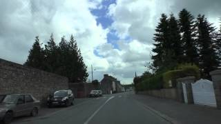 preview picture of video 'Driving On Route de Guingamp, Rue de l'Armor & Place du Centre, 22390 Bourbriac, Brittany, France'