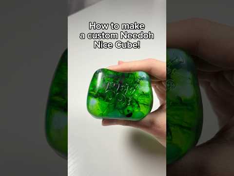 How to make a custom DIY homemade Needoh nice cube #needoh #shorts #squishy #diysquishy