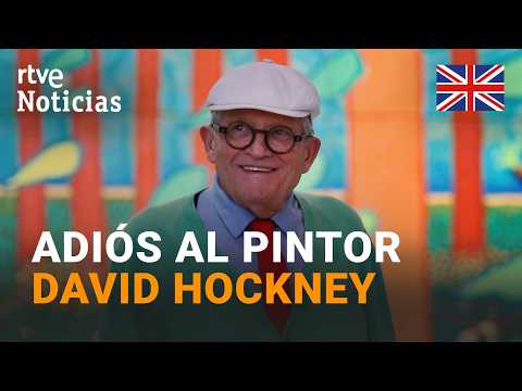 MUERE DAVID HOCKNEY a los 88 AÑOS, el PINTOR BRITÁNICO más INFLUYENTE | RTVE Noticias
