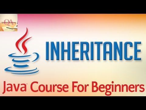 Learn Java Tutorial For Beginners Part 26 Inheritance