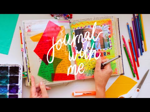 junk journal with me  process video ideas tips
