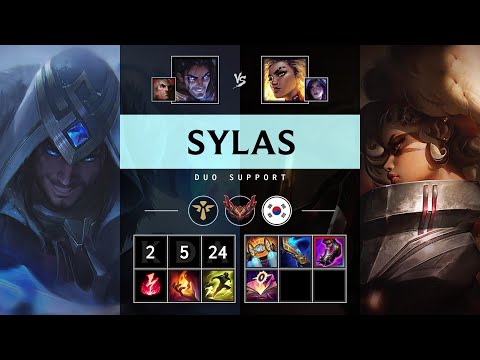 Sylas Support vs Rell - KR Grandmaster Patch 25.17