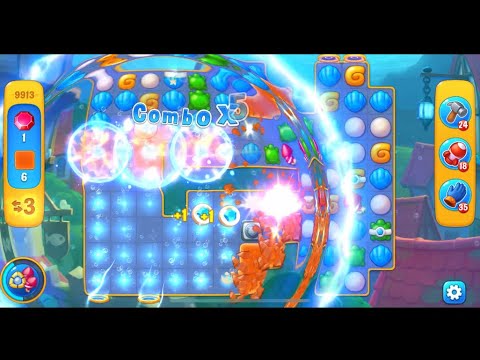 Fishdom Gameplay level 9913