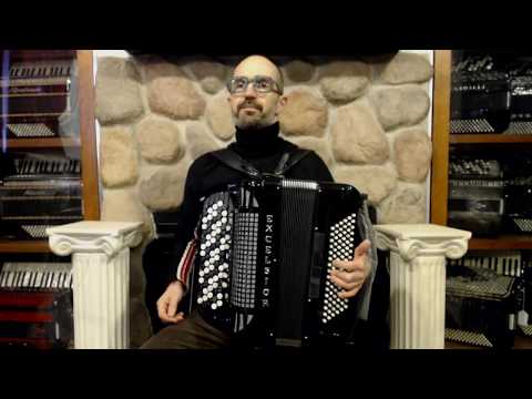 4062 - Like New Black Excelsior 696 Chromatic Button Accordion C LMM 77 96 $3999