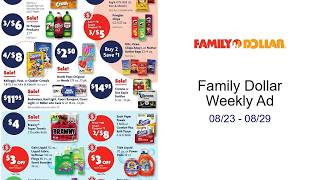 Family Dollar Weekly Ad 08/23 - 08/29