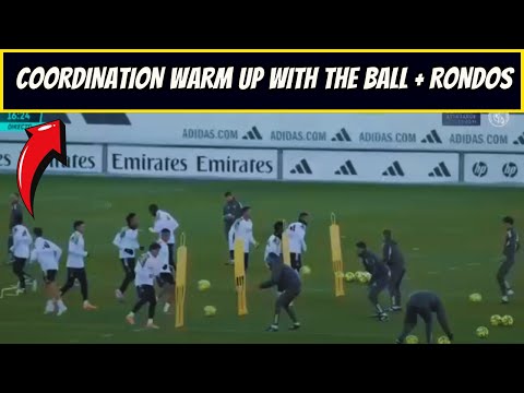 🔰Coordination Warm Up with the ball + Rondos Drills by Xabi Alonso / Real Madrid