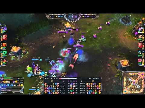 SKT T1 Faker Yasuo vs Gragas [Challenger Ranked solo queue mid]