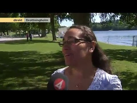 Hon reste från Alingsås för att få se kungligheterna - Nyhetsmorgon (TV4)