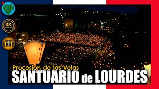 💚 The Candlelight Procession in Lourdes... is an unforgettable experience 🕯️🕯️🕯️