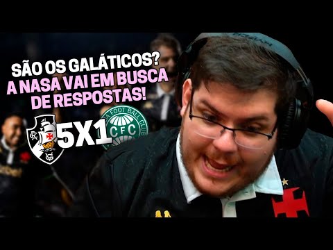 CASIMIRO REAGE: VASCO 5 X 1 CORITIBA PELO BRASILEIRÃO 2023 | Cortes do Casimito