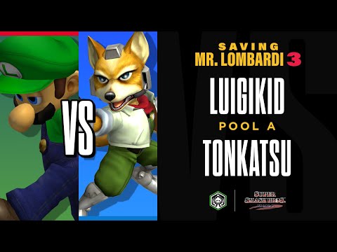 SAVING MR. LOMBARDI 3 - Luigikid (Luigi) vs Tonkatsu (Peach) - SSBM - Pool A