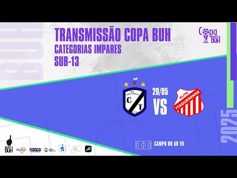 CIDADE TIRADENTES X ELITE ITAQUERENSE - AO VIVO | COPA BUH | SUB13| 15H | CAMPO DO AR XV