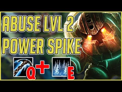 How To Bully With Nautilus In The Early Levels! / Diamond Naut Support / League of Legends