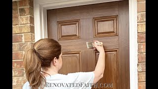 How to Paint a Door to Look Like Wood 7 Shades to Choose From!