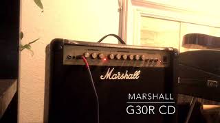 Video thumbnail for Marshall G30R CD (Overdrive Channel) by webbsteroni