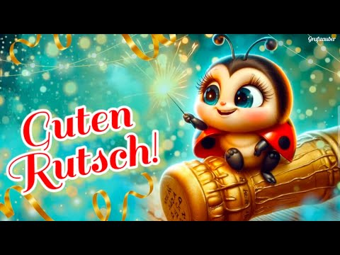 Guten Rutsch! Komm gut ins neue Jahr 2026 🥂🐞🍀 Silvestergruß  kostenlos* für WhatsApp & Co 💌