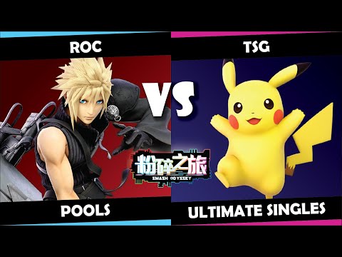 Smash Odyssey Invitationals - roc (Cloud, Chrom) vs TSG (Pikachu) | Ultimate Pools