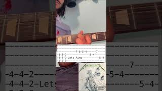 For Whom The Bell Tolls Guitar Tabs &amp; Lesson | Metallica Cliff’s Bass Part #metallica