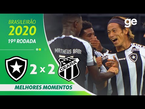 Gols e lances de Botafogo x Ceará