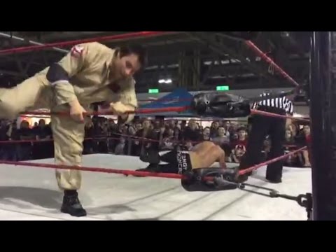 Ghostbusters Wrestler at Cartoomics 2015 - Milan, Italy