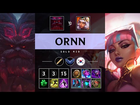 Ornn Mid vs Qiyana - KR Diamond Patch 25.05