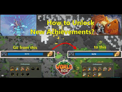 How to unlock the new achievements in the 0.50 WorldBox update?