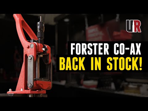 It's Back, and Better! Forster Co-Ax Now Available
