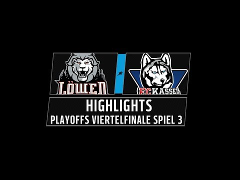 DEL2 Highlights Playoffs Viertelfinale Spiel 3 | Löwen Frankfurt vs. Kassel Huskies