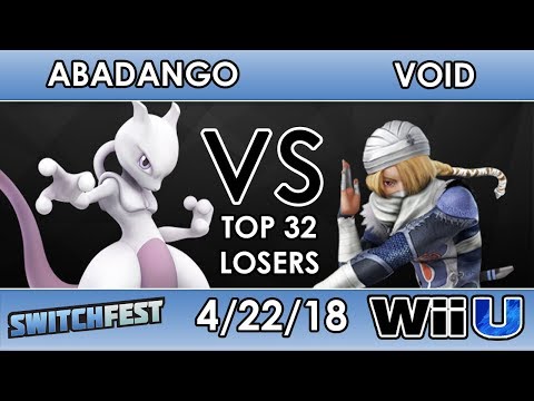 Switchfest - Abadango (Mewtwo) VS CLG | VoiD (Sheik) - Smash 4 - Top 32 - Losers Round 4