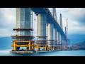 MEGA CONSTRUCTION PROJECTS How Billion Dollar Sea Crossing Bridges Are Built Machinery Equipment