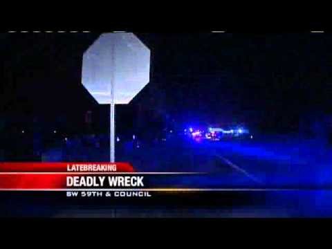 One Dead In SW OKC Crash