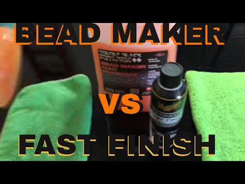 Meguiar's Fast Finish Versus P & S Double Black Renny Doyle Bead Maker!!!
