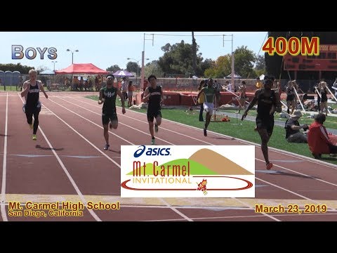2019 TF - Mt Carmel - 400 (Boys, All Heats)