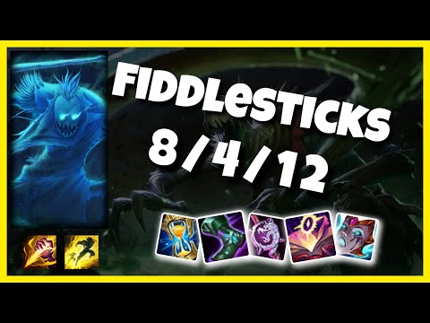 Fiddlesticks vs Hecarim OCE Challenger JUNGLE (8/4/12) - v11.2