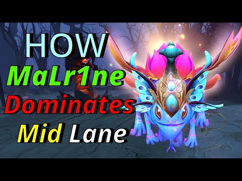 HOW MALr1ne Plays Mid Puck. Gameplay Explained in details. dota 2 Pro Guide. Tricks of 12kMMR EU MId