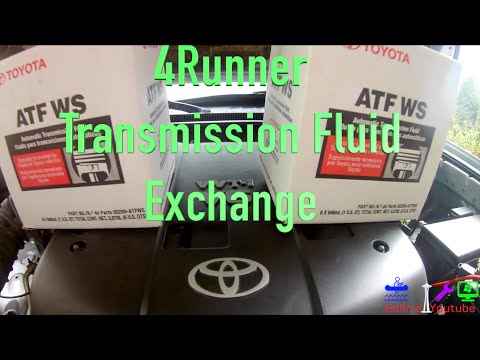 Toyota 4Runner/Tacoma - Transmission Flush - without getting under your car ! - (Method 2)
