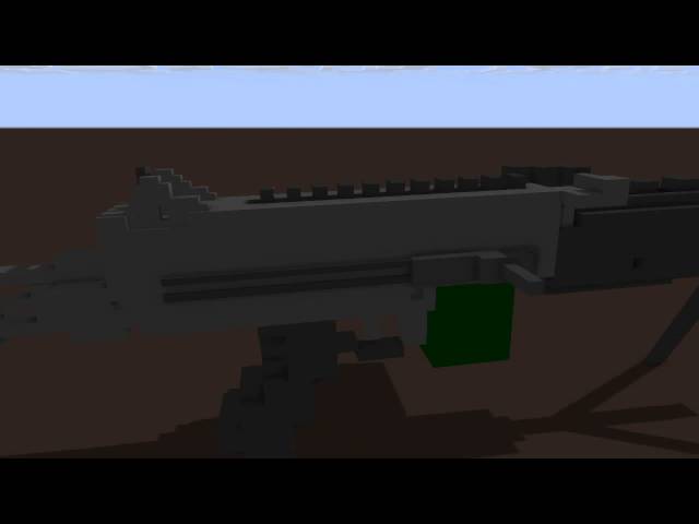 mine imator gun model