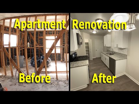 4 Month Apartment Renovation - Gut Job Rebuild - Timelapse Edition [#16]