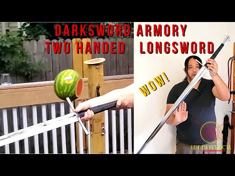 Darksword Armory Gothic Longsword Review & Test Cutting