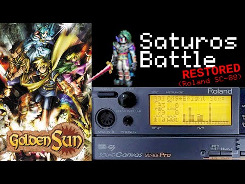 Saturos Battle (Restored - Roland SC-88) - Golden Sun