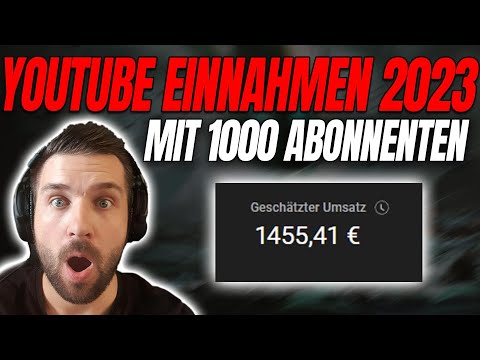 Meine ersten Youtube Einnahmen mit 1000 Abonnenten! 😱 Lohnt es sich?