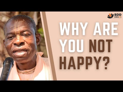 Why Are You Not Happy? | HH Bhakti Dhira Damodara Swami @BDDSwamiMedia