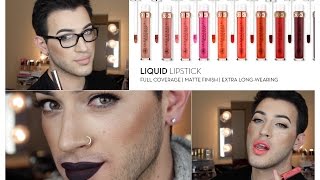 New Anastasia Beverly Hills Liquid Lipsticks Swatches/ Review | MannyMua