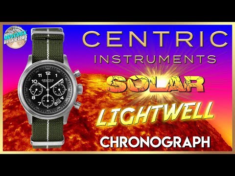 Built Like A Tank! | Centric Instruments Lightwell 100m Solar Quartz Chronograph Unbox & Review